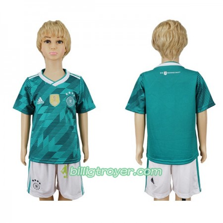 Billige Fotballdrakter Tyskland Barn VM 2018 Bortedraktsett